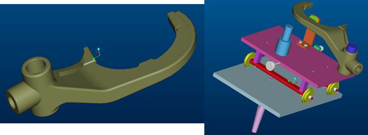 變速箱撥叉組合高頻淬火工裝的設(shè)計(圖5)