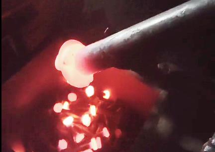 超音頻鐵棒加熱測試，使用棒料加熱退火回火工藝(圖1)