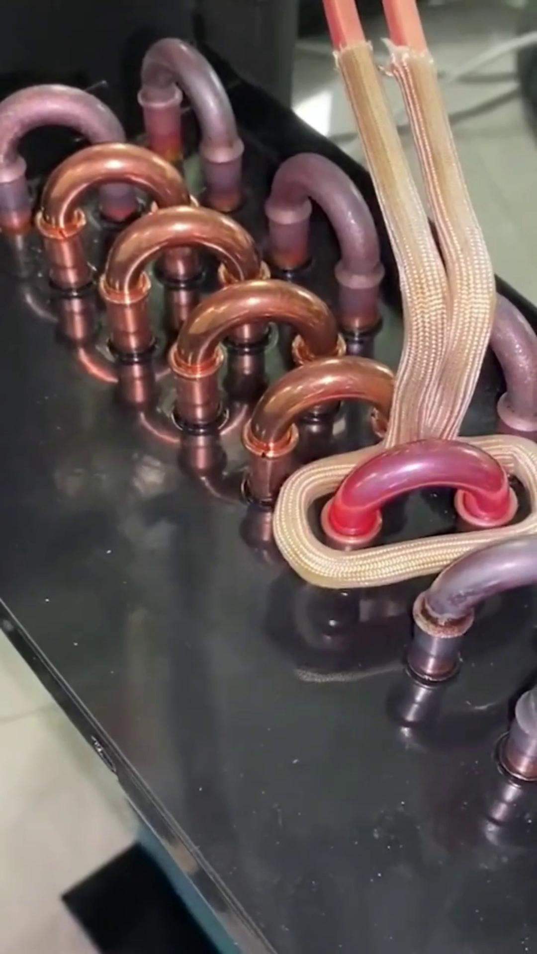 高頻釬焊空調(diào)銅管，簡(jiǎn)單高效替代火燒 