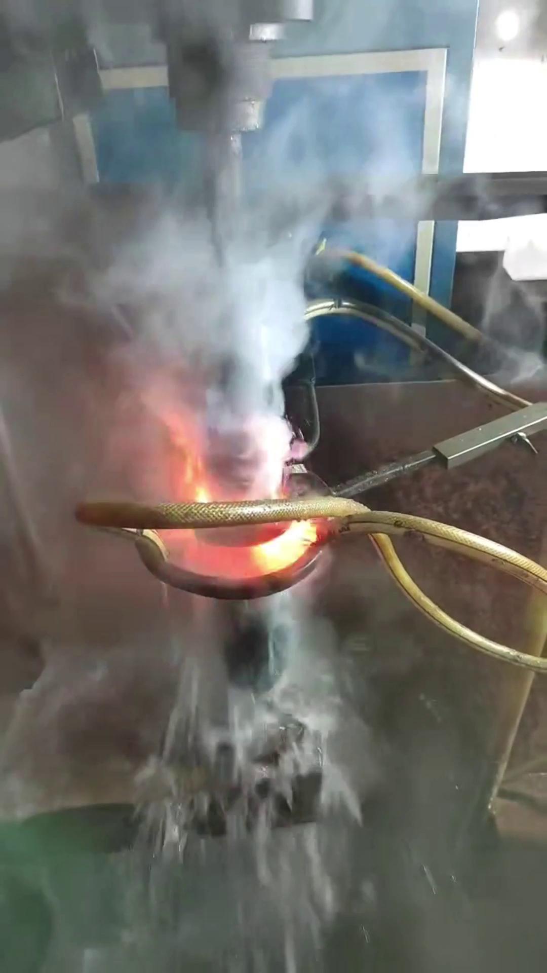 軸類(lèi)淬火機(jī)床 超音頻感應(yīng)加熱電源加PLC控制程序 淬火更精準(zhǔn)