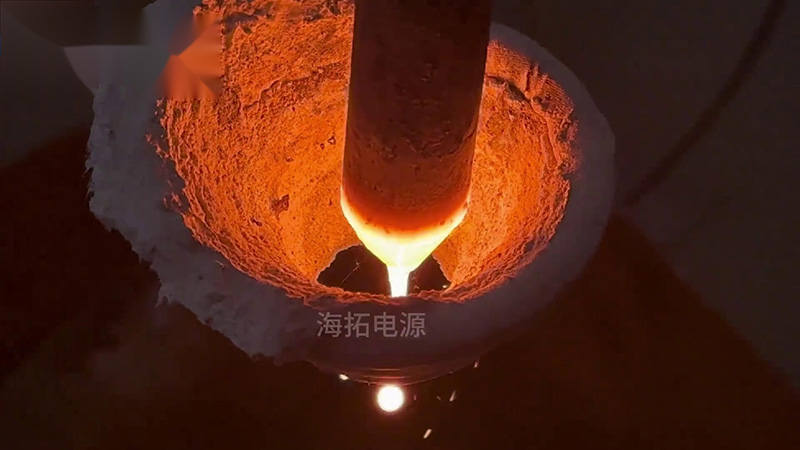 40KW的超高頻感應(yīng)加熱設(shè)備，頻率800Khz，用于加熱滴熔淬火熱處理