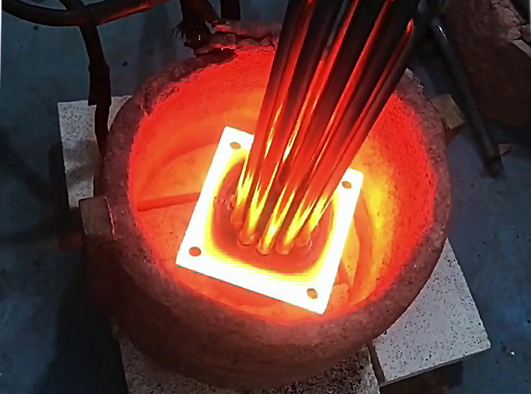 高難度發(fā)熱銅管焊接測(cè)試，高頻釬焊方式也不保證成功