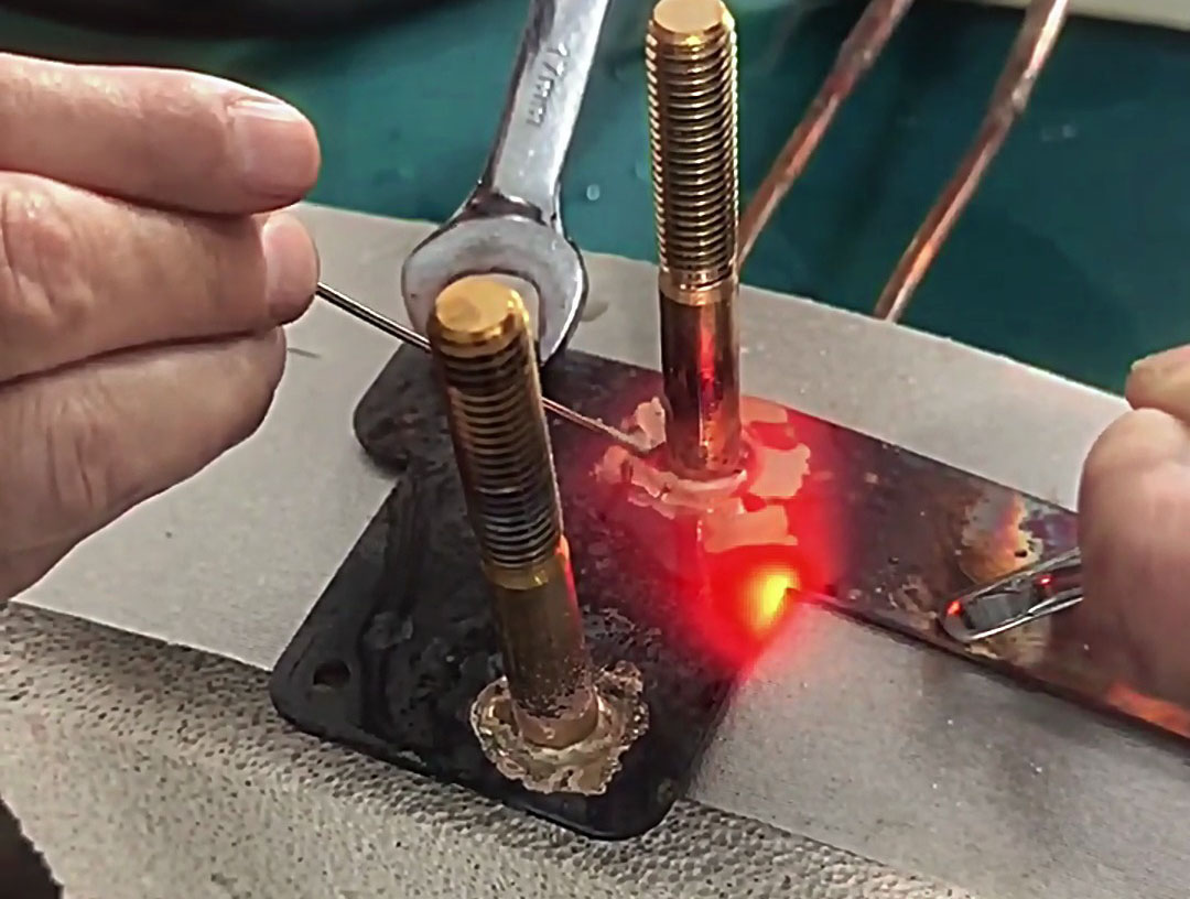 定制感應(yīng)線圈實(shí)現(xiàn)銅板與螺絲高頻精準(zhǔn)焊接：無明火、提效率、保安全(圖1)
